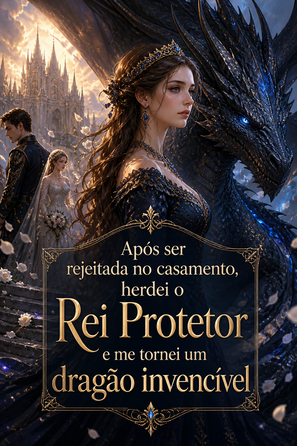 Após ser rejeitada no casamento, herdei o Rei Protetor e me tornei um dragão invencível